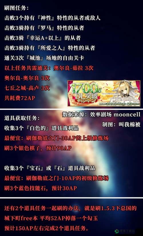 FGO1700wDL 限时任务怪物速刷完全攻略 教你快速找到怪物位置